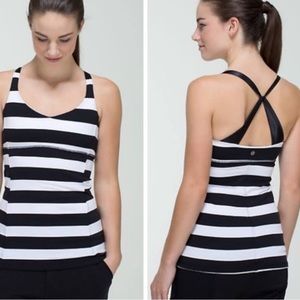 Lululemon striped tank top size 2